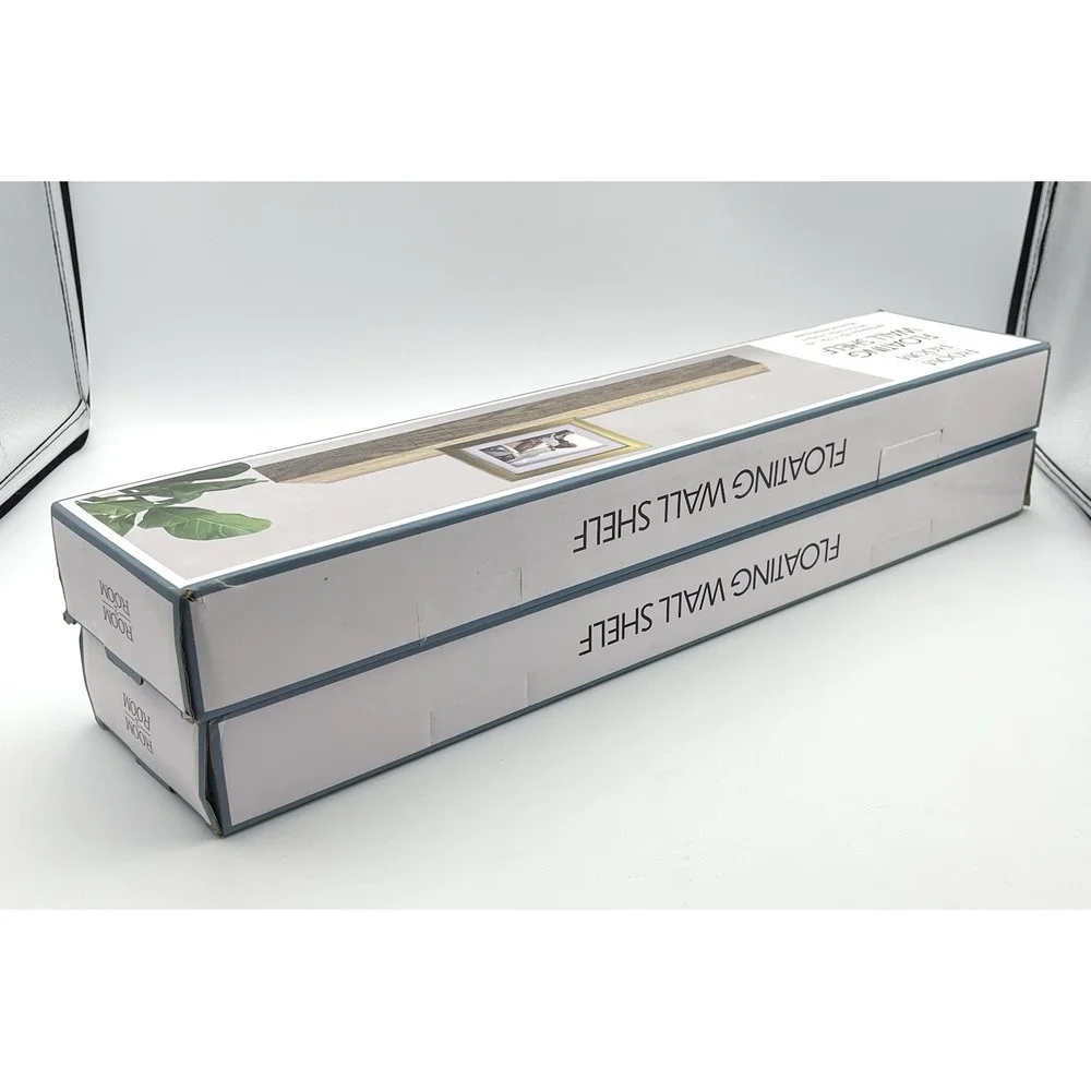 NEW Set Of 2 Floating Wall Shelf 18